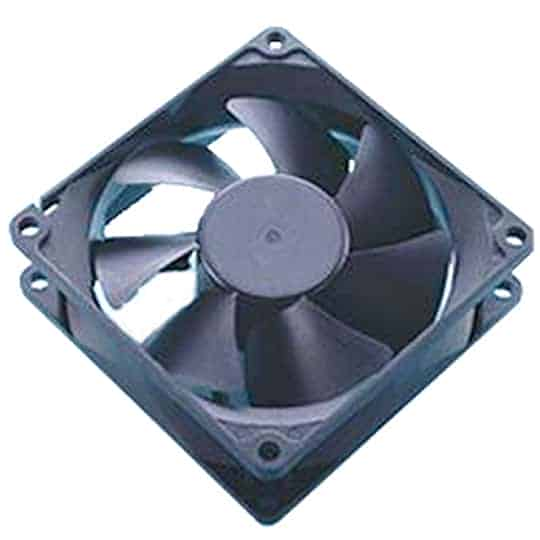 (image for) Akasa AK-174BK-S Black Case Fan, 3 Pin, Sleeve Bearing Ultra Quiet 120mm (17dBA) Retail